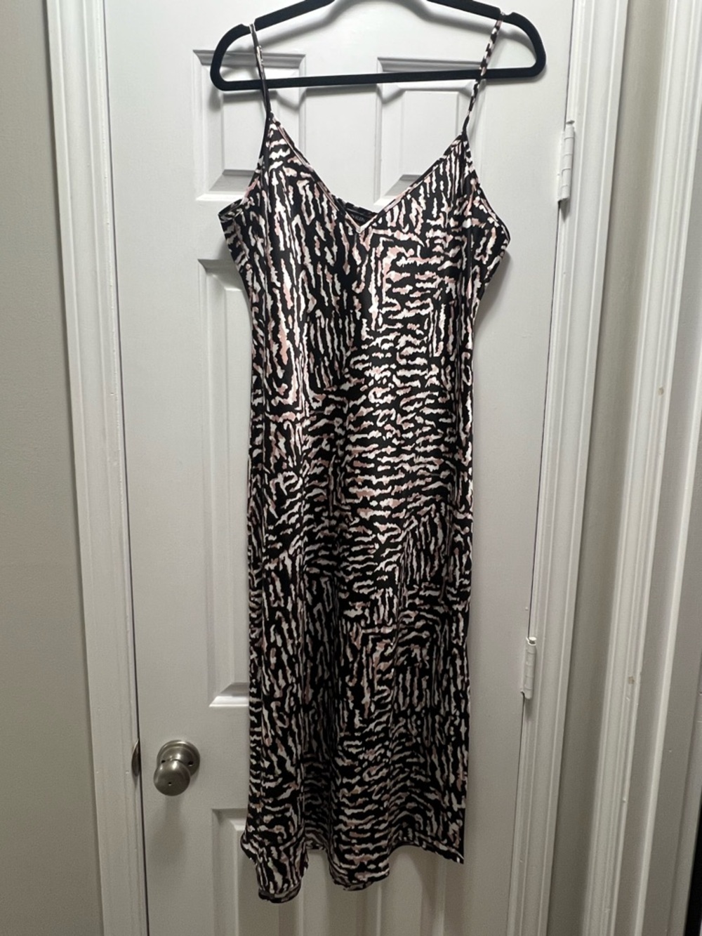 Calvin Klein Jeans "Easy Tiger"  Satin Slip MIDI  Dress NWT